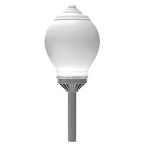 Светодиодный светильник VARTON парковый Omni-R торшерный 40 Вт 4000 K RAL7045 серый муар